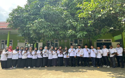Kemenag Kabupaten Lampung Tengah Laksanakan Monev Ujian Madrasah Dengan Penuh Dedikasi Di MTsN 1 Lampung Tengah